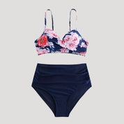 Elegant high-waisted bikini set