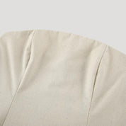Women’s linen strapless maxi summer dress backless holiday