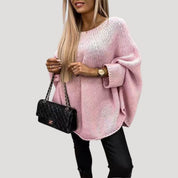 Women’s chunky knit oversized winter jumper