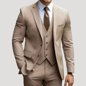 Men’s slim fit three piece wedding suit