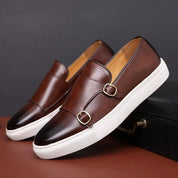 Men's slip on loafers – leather casual dress shoes