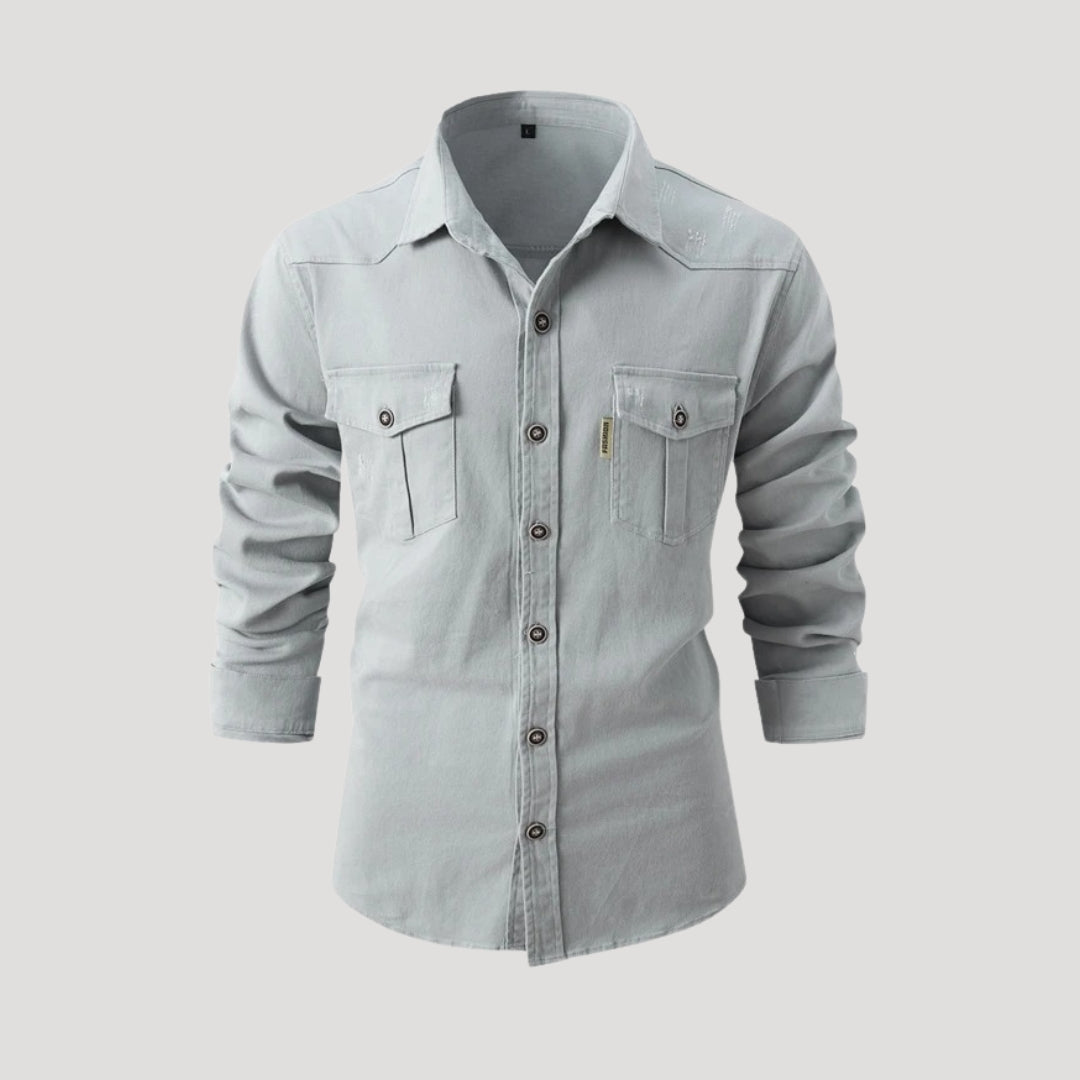 Durable men's cotton shirt