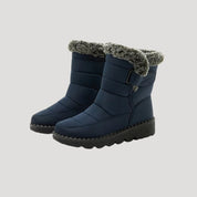 Women’s winter snow boots waterproof fur lined slip on