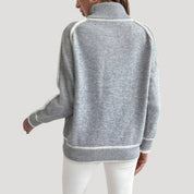 Women’s soft knit high neck spring jumper