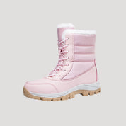 Women’s winter snow boots waterproof fur lined lace up