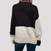 Women’s oversized knitted jumper cosy winter style