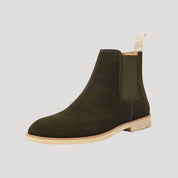 Men’s black ankle chelsea winter boots