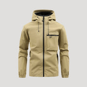Men’s waterproof winter windbreaker rain jacket