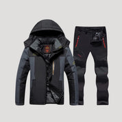 Men’s waterproof down winter ski coat set