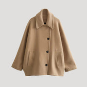 Women classic wool blend coat