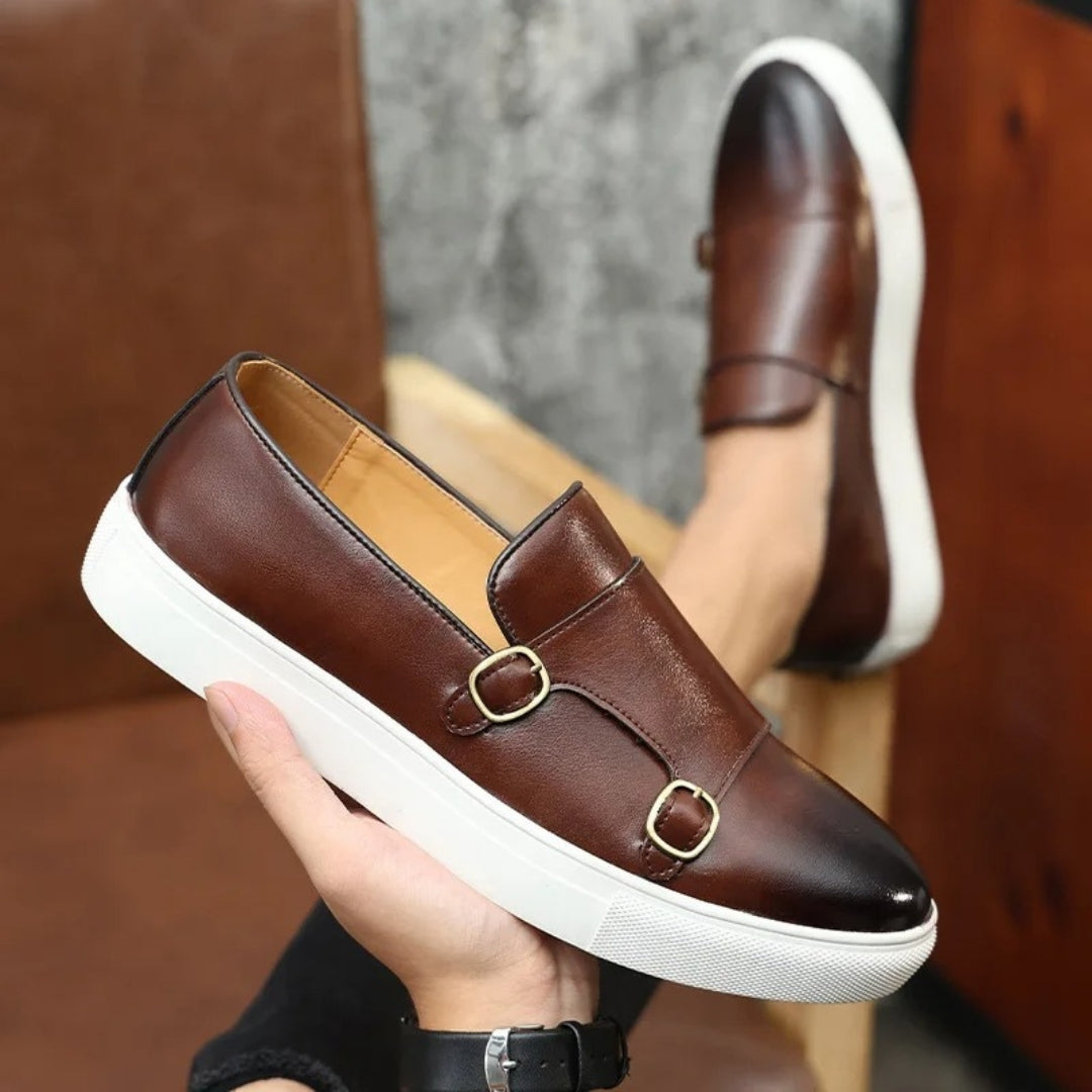 Men's slip on loafers – leather casual dress shoes