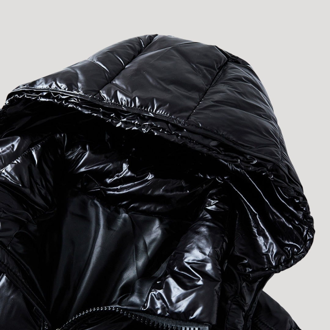 Men’s puffer jacket quilted down winter coat
