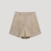 Women's linen co ord set – tailored shorts & sleeveless waistcoat