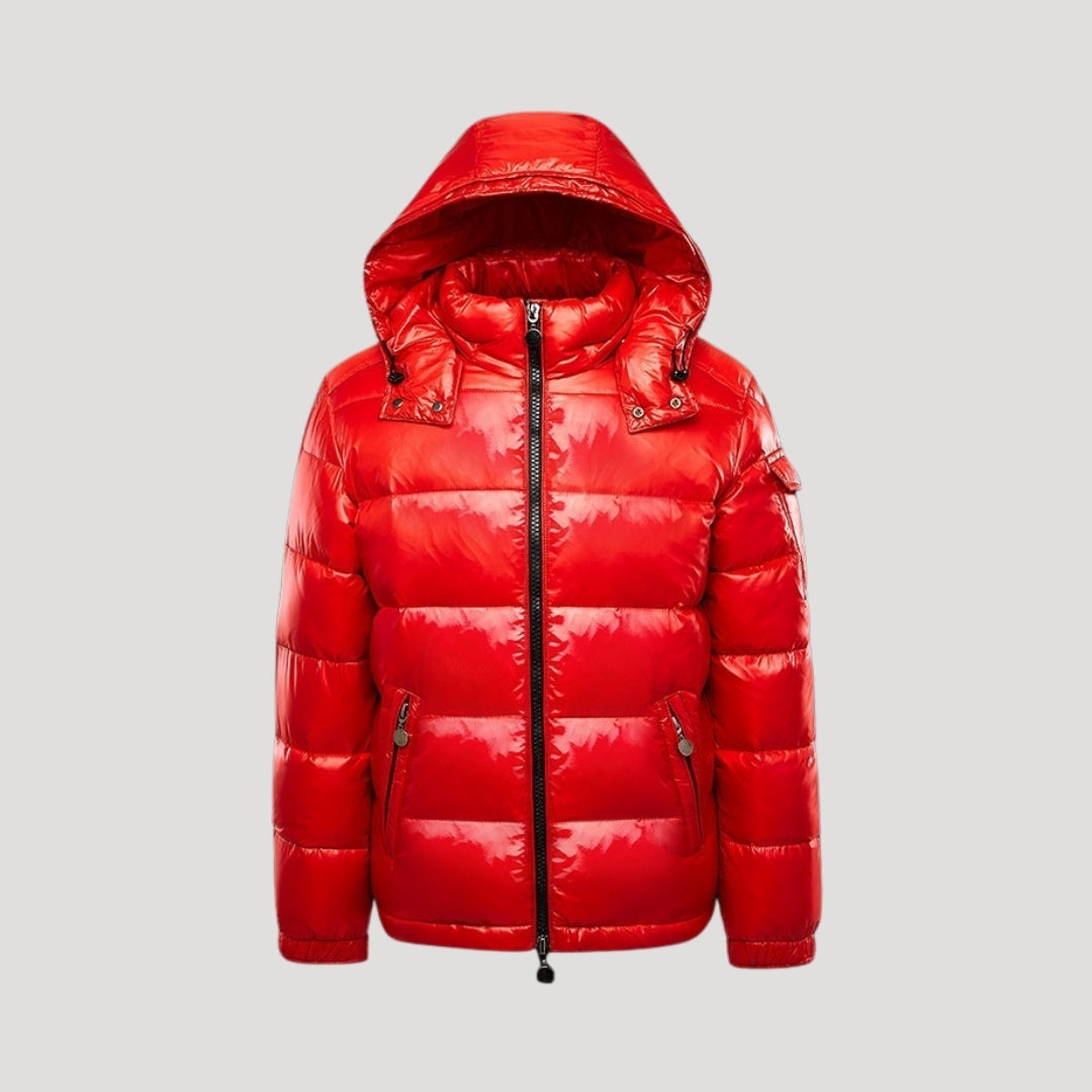 Men’s puffer jacket quilted down winter coat