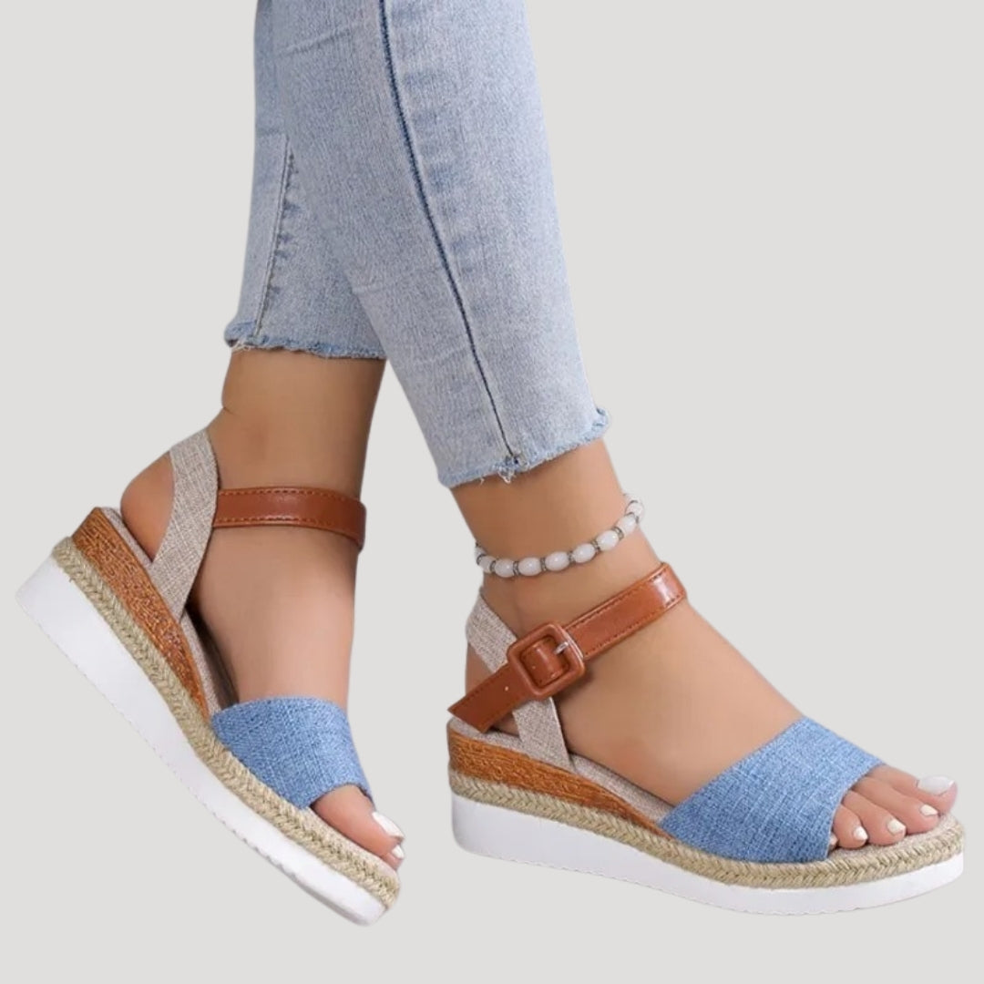 flat wedge platform sandals