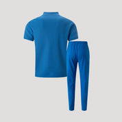 Men’s 2 piece zip polo loungewear set – summer short sleeve