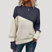 Women’s oversized knitted jumper cosy winter style