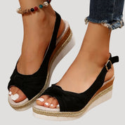 Women’s espadrille wedge sandals open toe