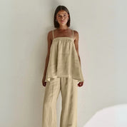 Linen relaxed fit co-ord set