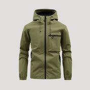 Men’s waterproof winter windbreaker rain jacket