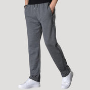 Men soft fleece jogger trousers