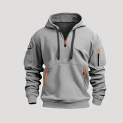 Utility zipper hoodie