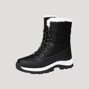 Women’s winter snow boots waterproof fur lined lace up