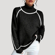 Women’s soft knit high neck spring jumper