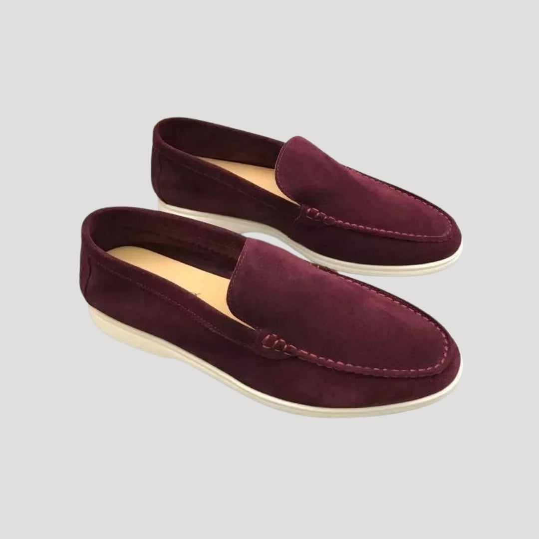 Men’s suede loafers – slip on casual shoes
