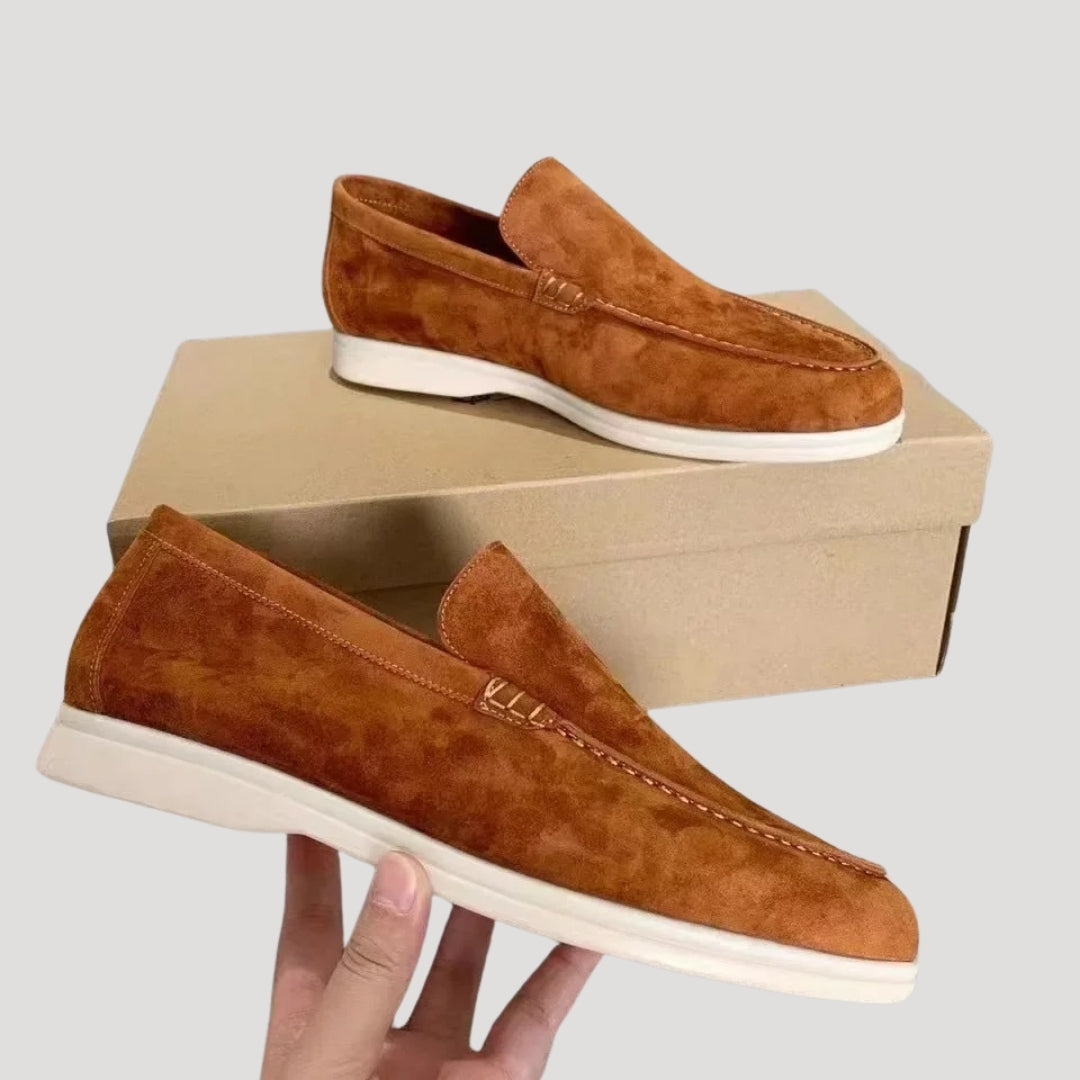 Men’s suede loafers – slip on casual shoes