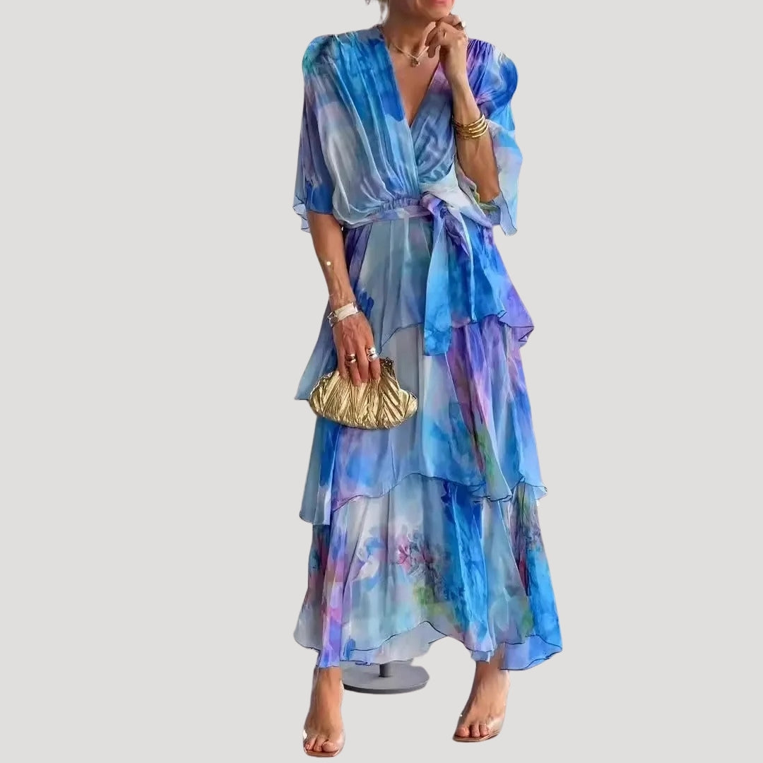 Women's summer maxi dress – elegant evening style