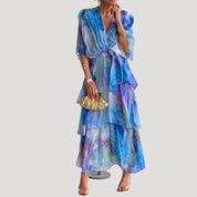 Women's summer maxi dress – elegant evening style