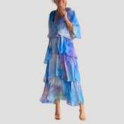 Women's summer maxi dress – elegant evening style