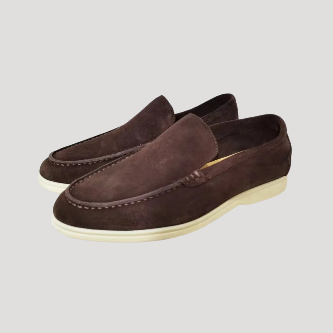 Men’s suede loafers – slip on casual shoes