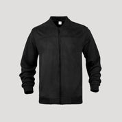 Men’s lightweight suede bomber harrington jacket