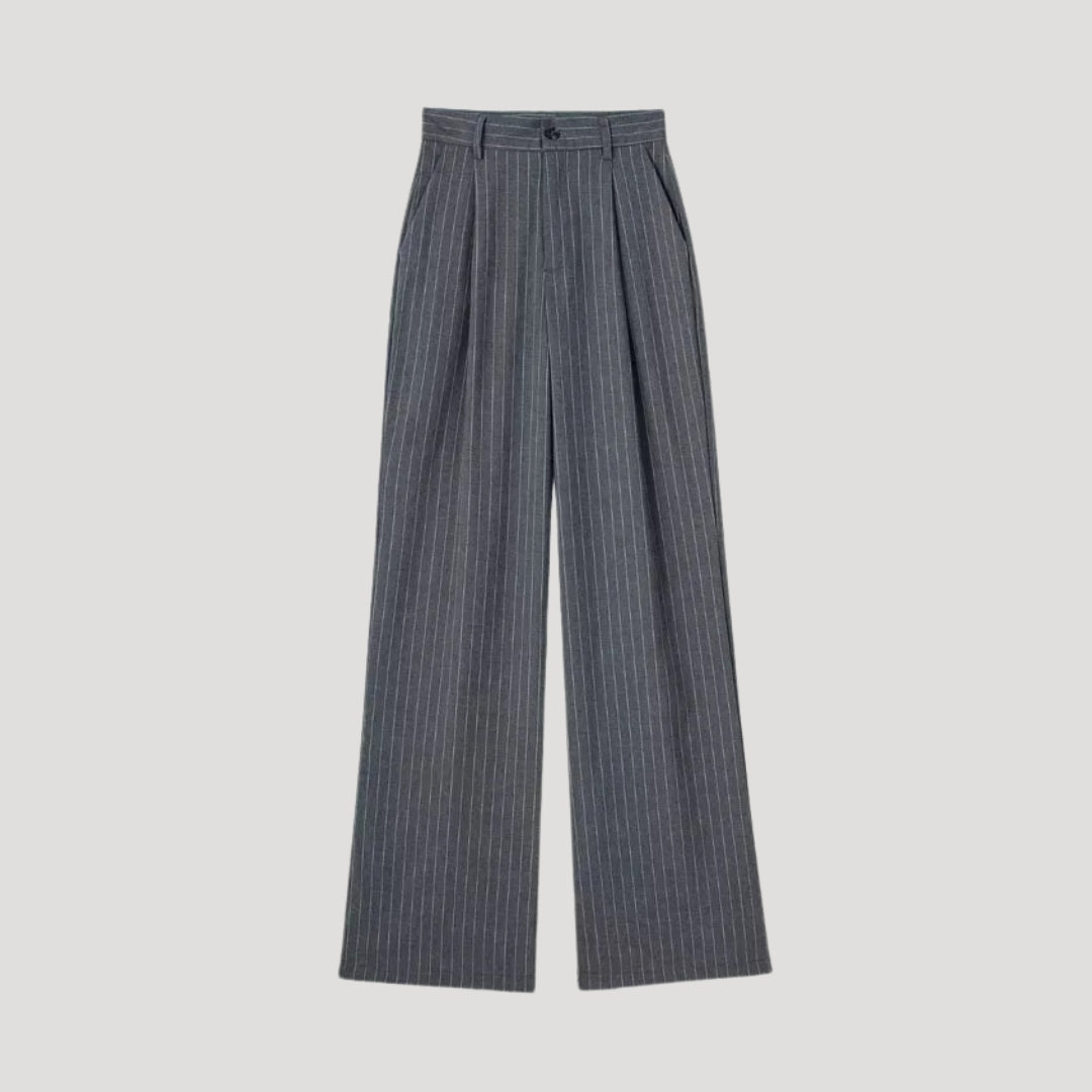 Women high-waist wide-leg trousers