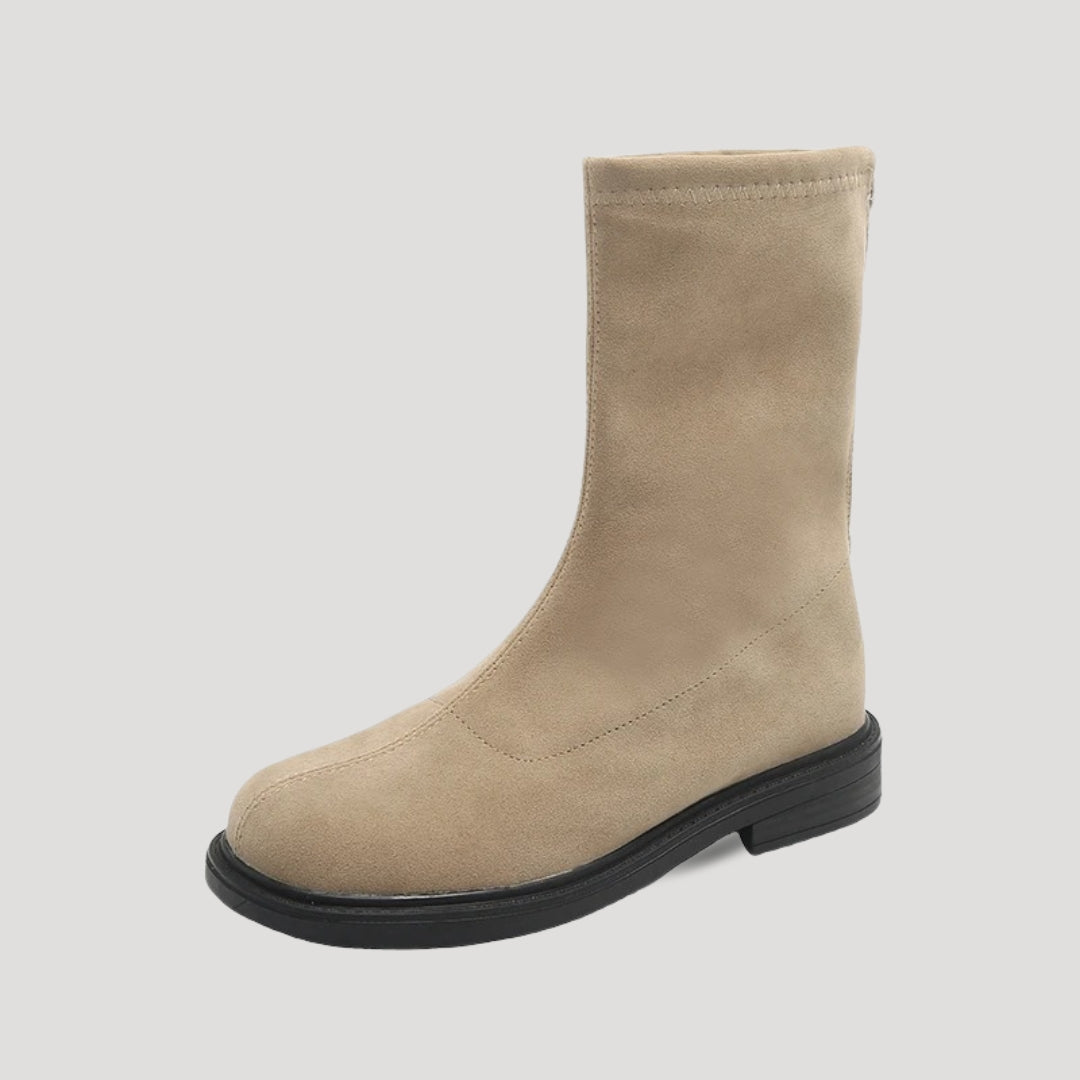 Suede ankle boots