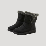 Women’s winter snow boots waterproof fur lined slip on