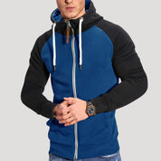 Men’s zip up hooded sweatshirt full zip hoodie