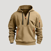 Utility zipper hoodie