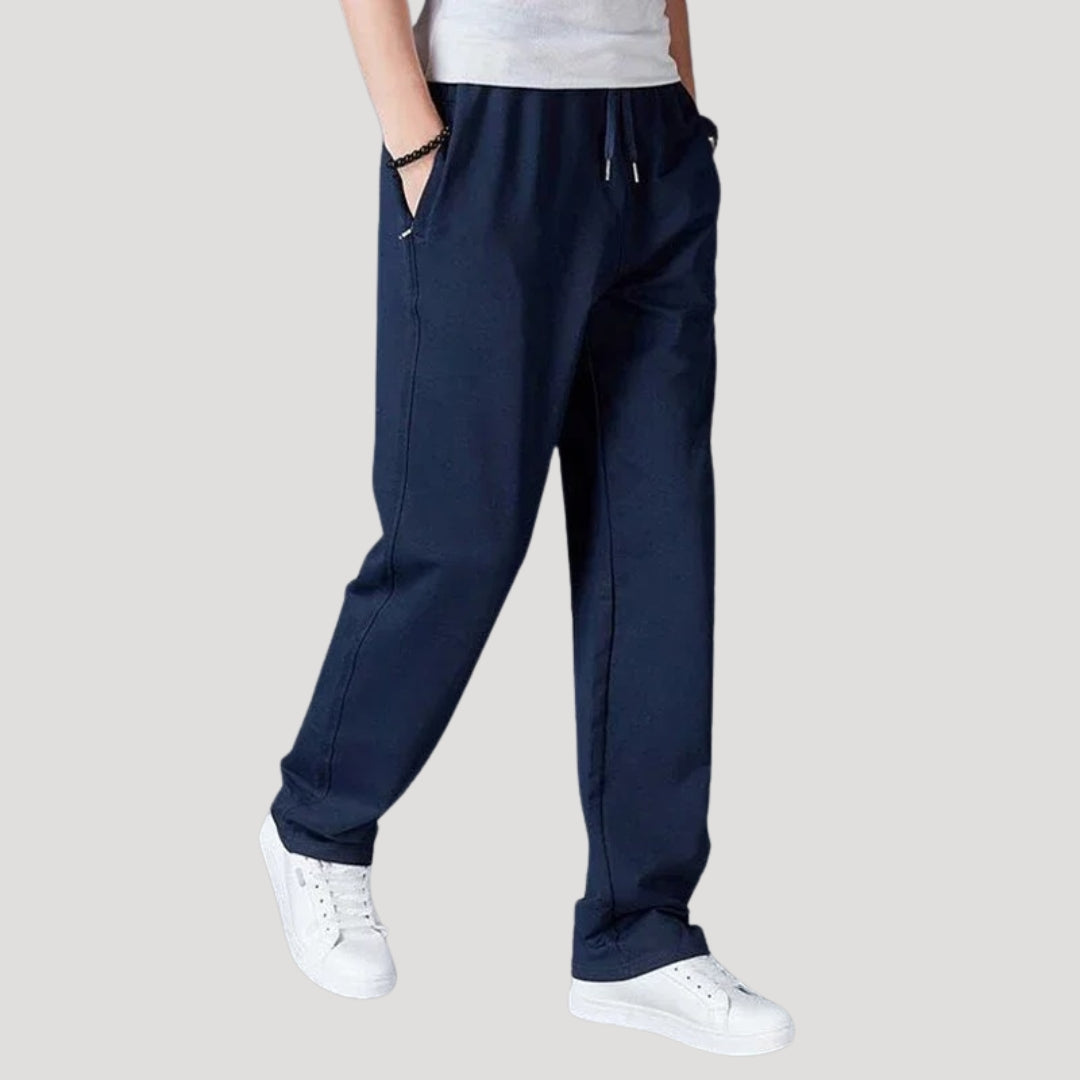 Men soft fleece jogger trousers