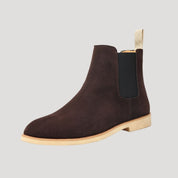 Men’s black ankle chelsea winter boots