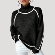 Women’s soft knit high neck spring jumper