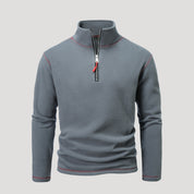 Thermal fleece half-zip pullover