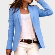 Women’s fitted casual spring blazer jacket